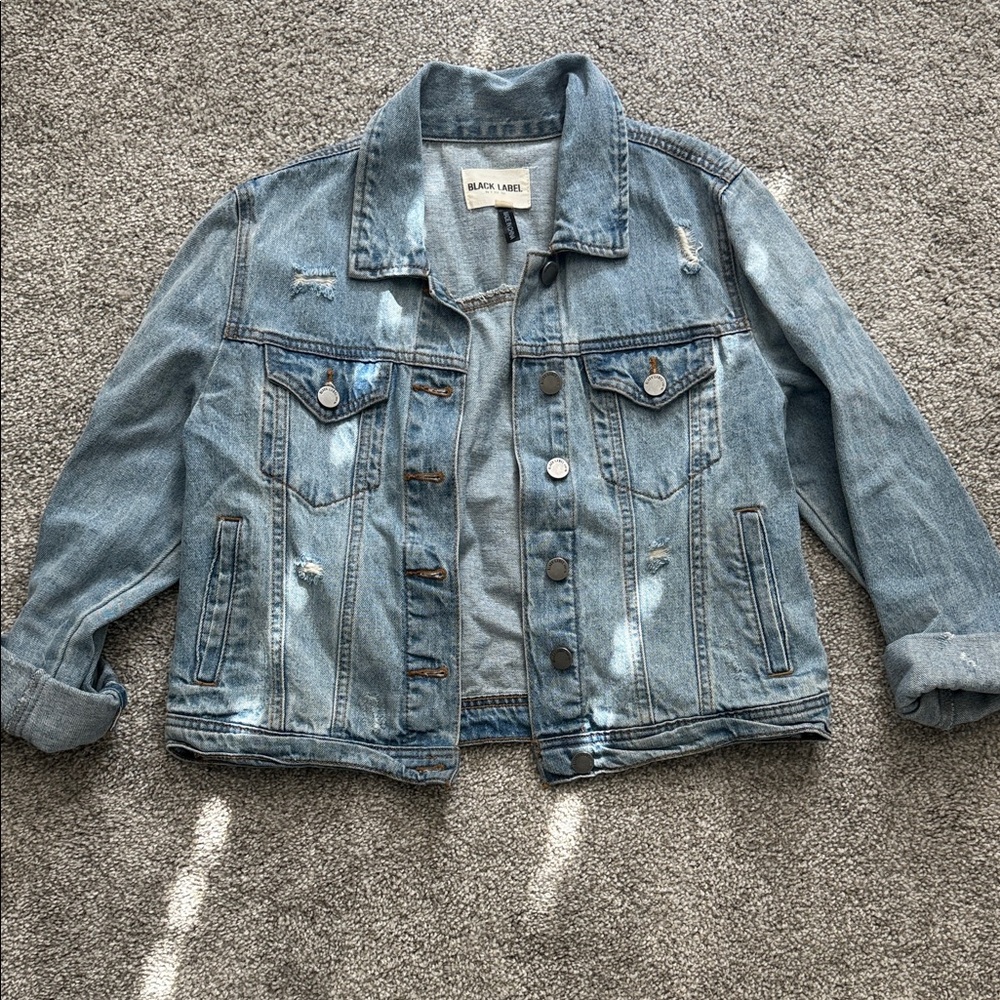 Distressed Demin Jacket